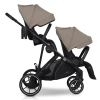 EasyGo DuoFlex Savana Beige 2+2 wózek bliźniaczy wielofunkcyjny